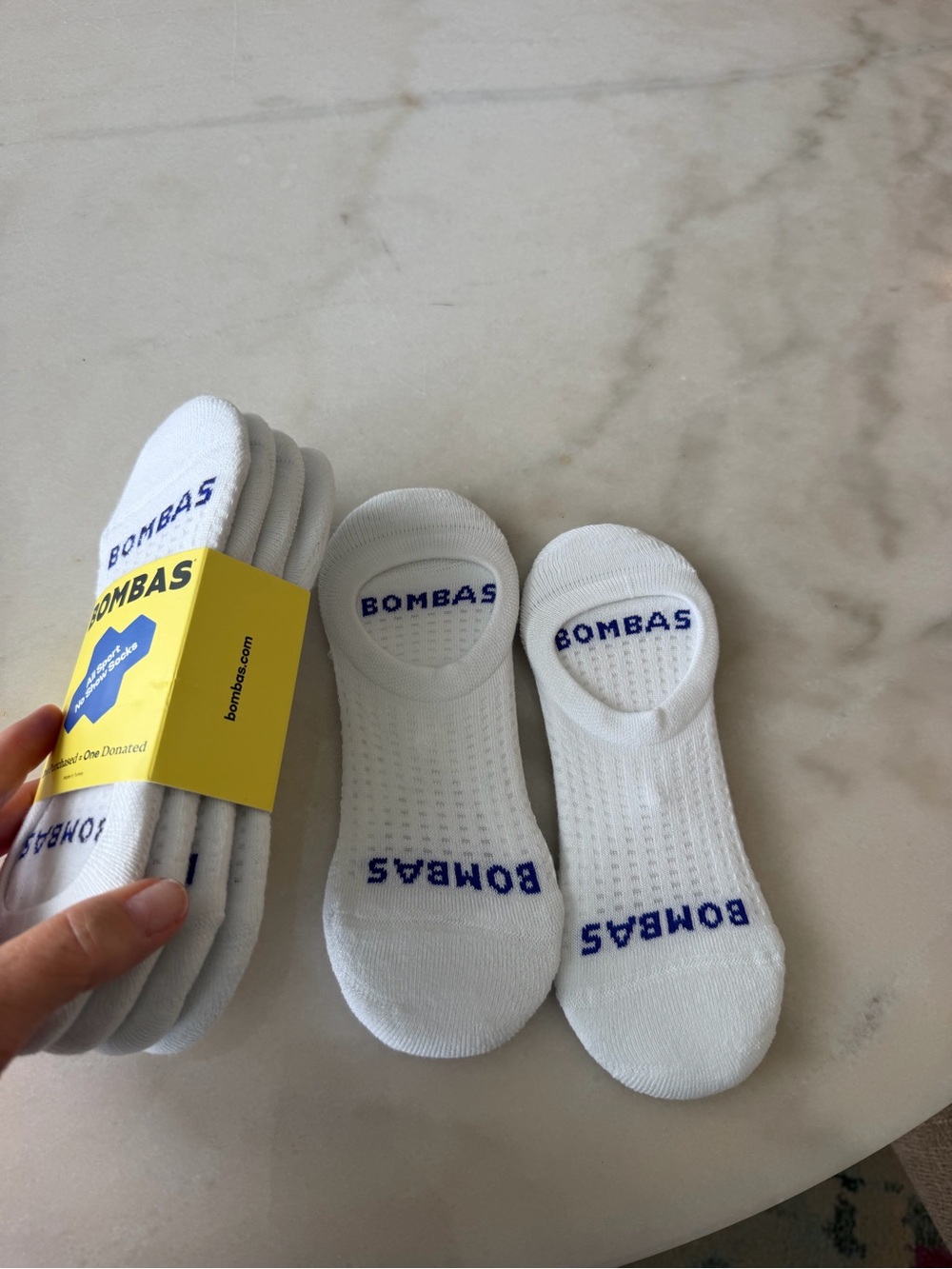 Bombas Women’s  No-Show Socks - White (6 pair)
